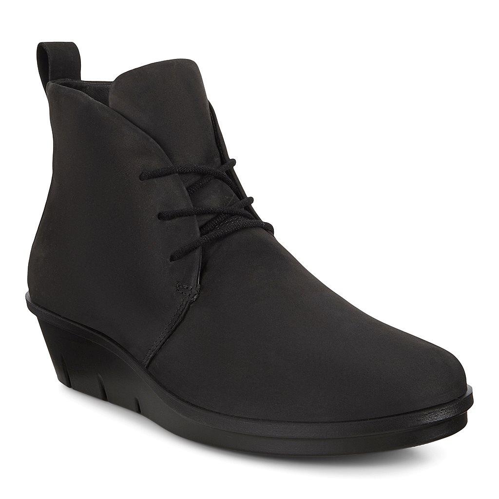 Ecco Skyler Womens Chukka Boots In Black - India RPM-041658